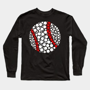 Dot Day Baseball Lover International Dot Day Polka Dot Long Sleeve T-Shirt